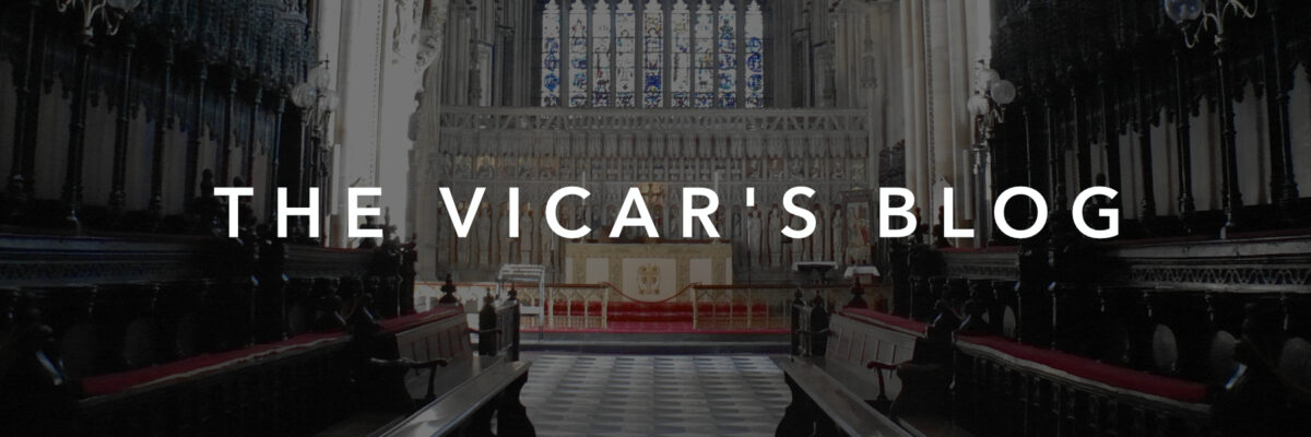 Vicar's Blog banner